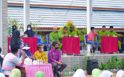 memperingati dan memeriahkan Hari Maulid Nabi Muhammad SAW SMK Negeri 1 Bangkinang
