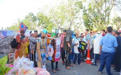 Kemeriahan Pameran EXPO SMKN 1 Bangkinang Menjadi Pusat Perhatian Pelajar dan Masyarakat