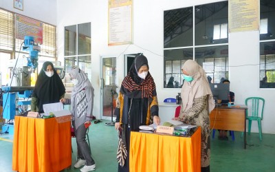 Pelaksanaan Witness BNSP LSP P-1 di SMK Negeri 1 Bangkinang